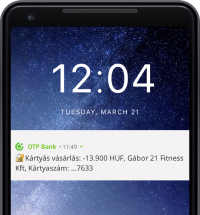 Push üzenetek Push üzenetek