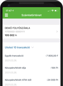 Számlatörténet Számlatörténet
