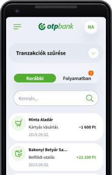 Megújult tranzakciótörténet