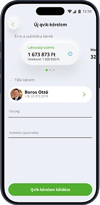 mobiltelefon-képernyő-új-qvik-kérelem-küldése