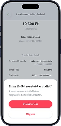 mobiltelefon-figyelmeztető-pop-up-ablak-utalás-törlése-jóváhagyás
